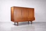 Teak highboard, Denmark, 1950s
