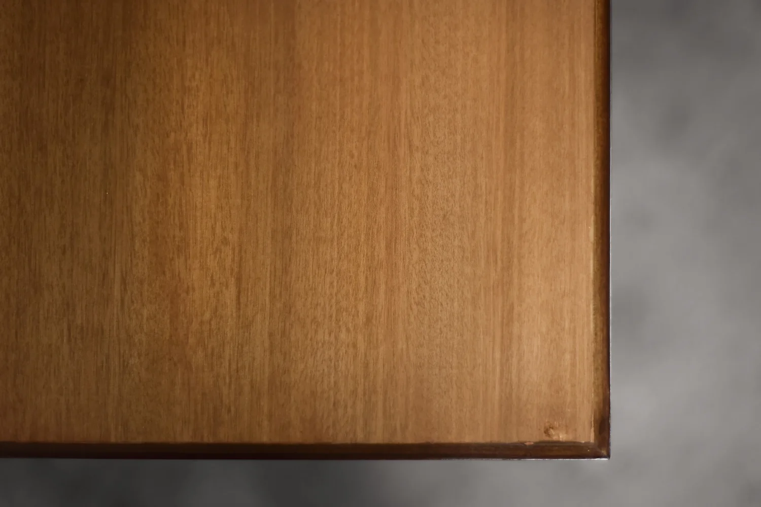 Vintage exotic wood sideboard with drawers, Denmark, 1970s