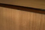 Vintage exotic wood sideboard with drawers, Denmark, 1970s