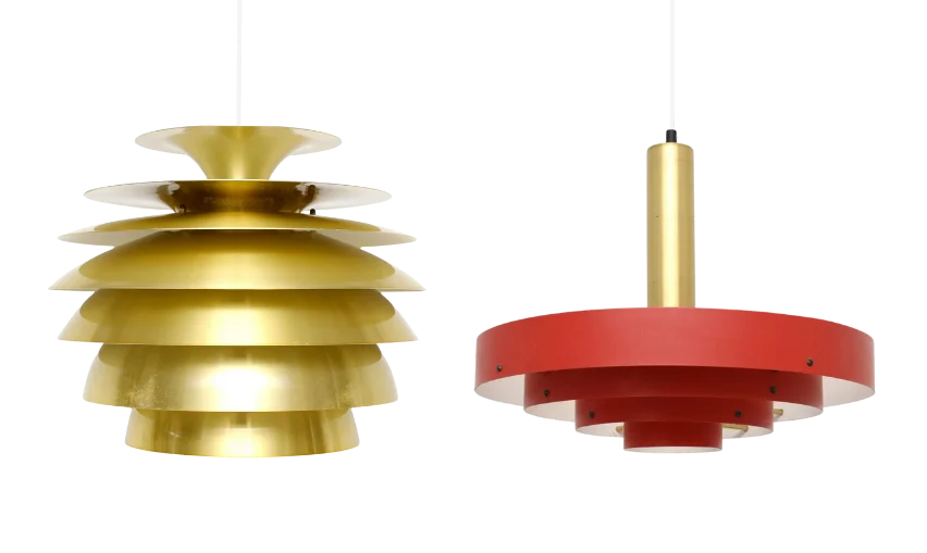 Skandynawskie lampy vintage