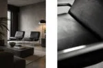 Pair of minimalist armchairs, Thonet, Germany, 1970s