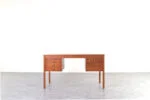Vintage teak desk by Domino Møbler, Denmark, 1960s
