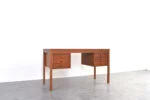 Vintage teak desk by Domino Møbler, Denmark, 1960s