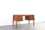 Vintage teak desk by Domino Møbler, Denmark, 1960s