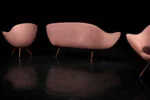 Vintage Paged seating set, PRL, 1970s