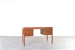 Vintage teak desk by Domino Møbler, Denmark, 1960s