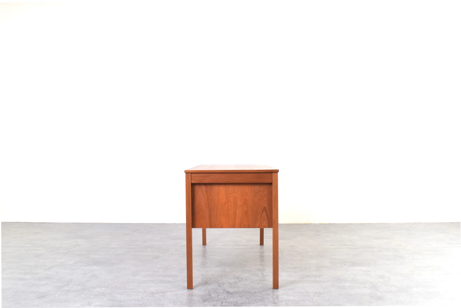 Vintage teak desk by Domino Møbler, Denmark, 1960s