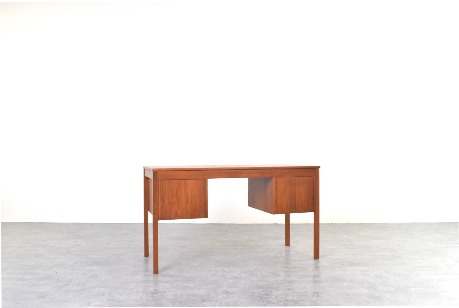 Vintage teak desk by Domino Møbler, Denmark, 1960s