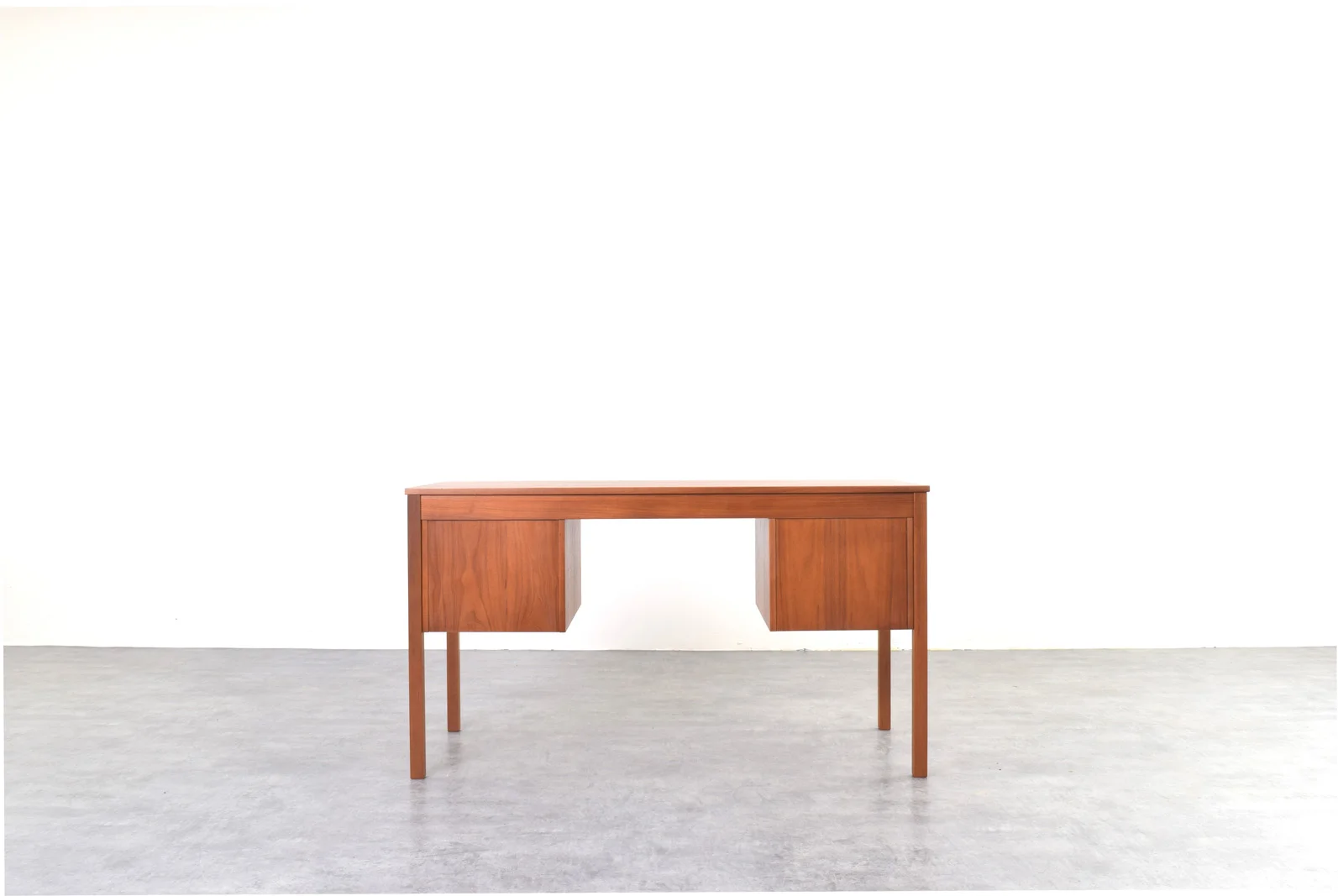Vintage teak desk by Domino Møbler, Denmark, 1960s