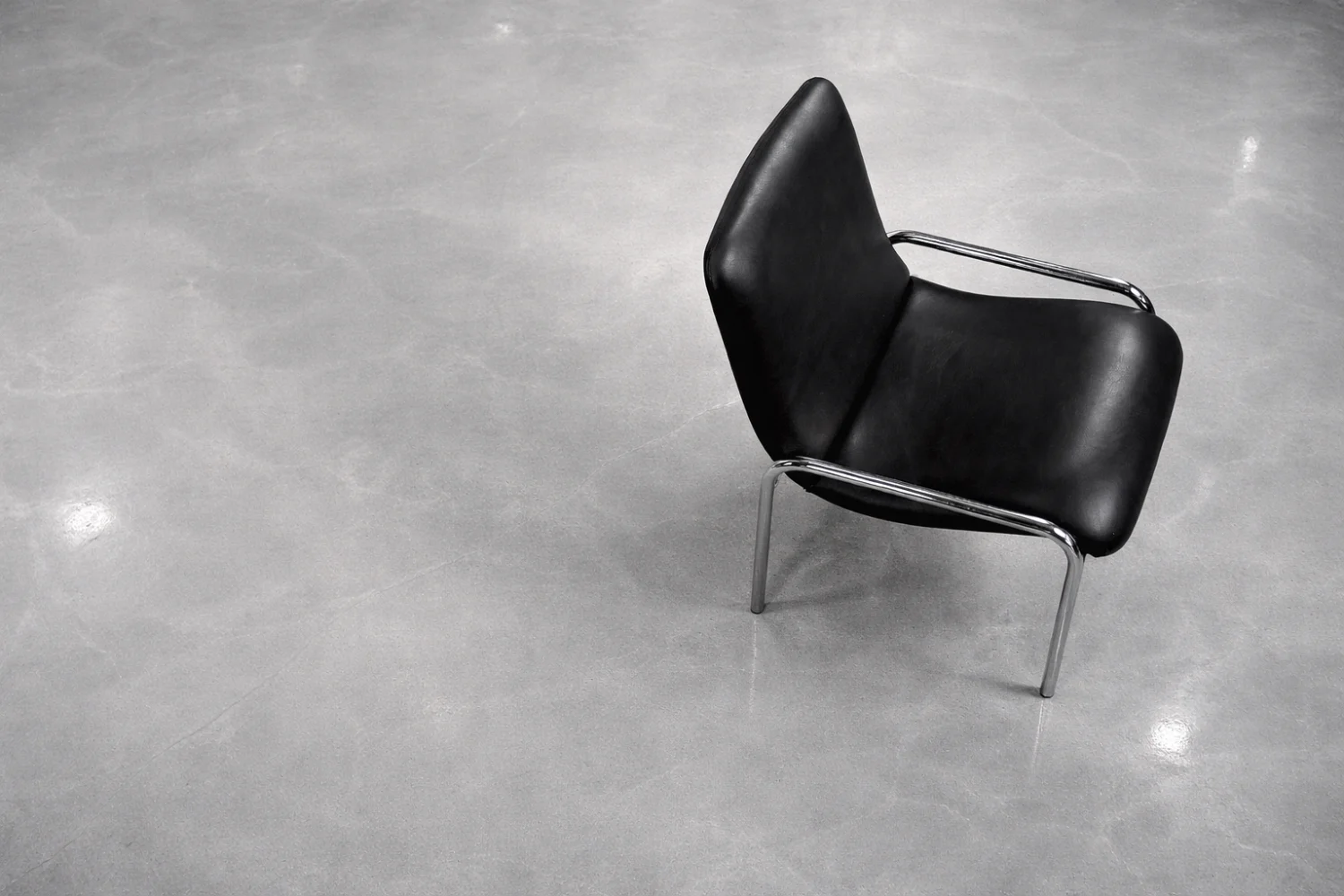 Pair of minimalist armchairs, Thonet, Germany, 1970s