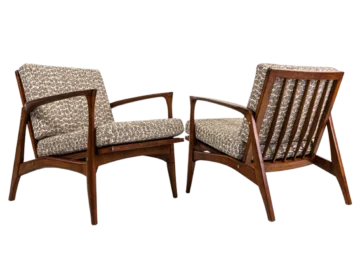 Pair of Vintage Scandinavian Armchairs, Denmark, 1960s