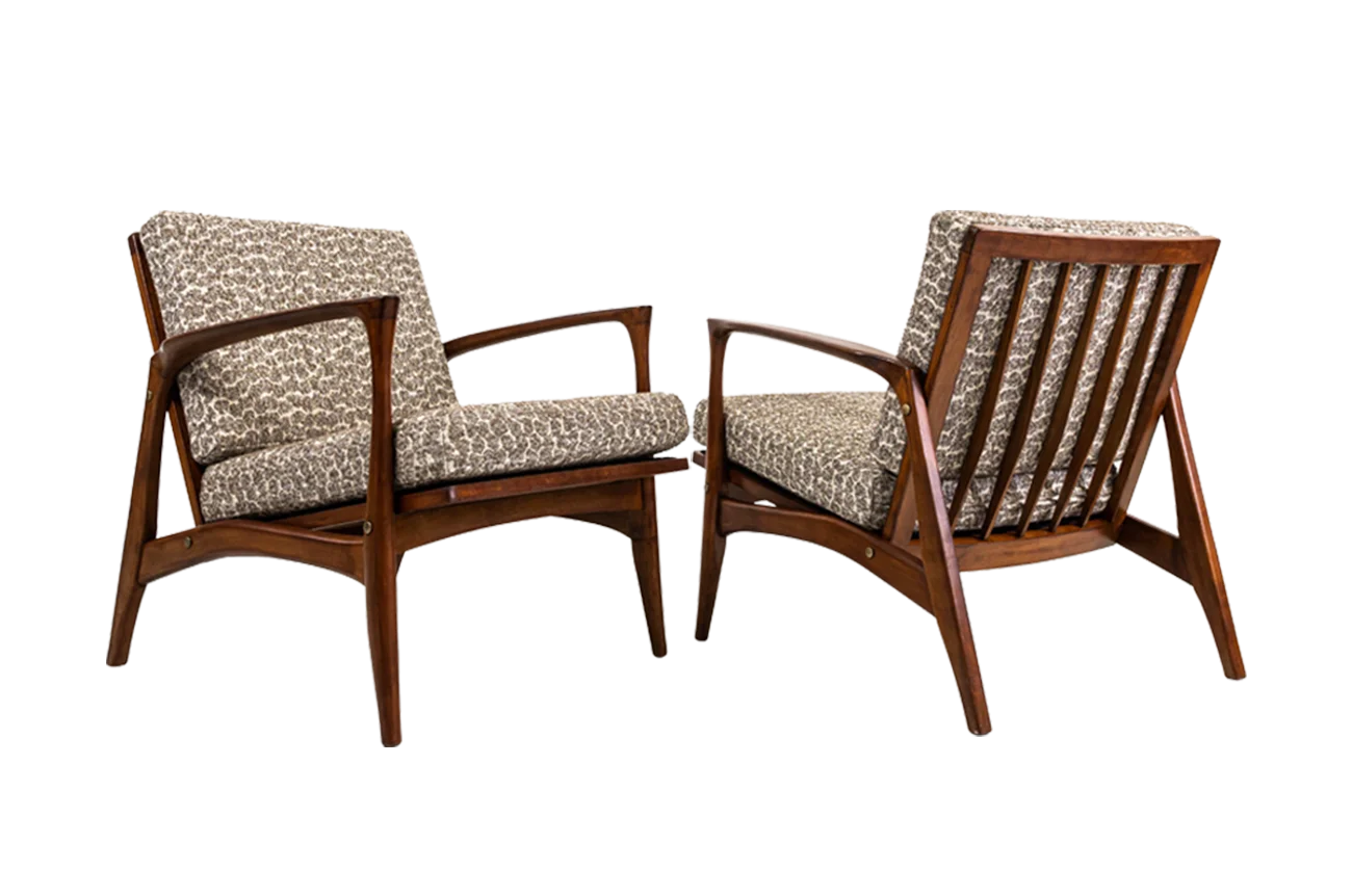 Pair of Vintage Scandinavian Armchairs, Denmark, 1960s