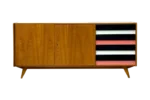 Sideboard vintage, proj. J. Jiroutek, Czechosłowacja, lata 60