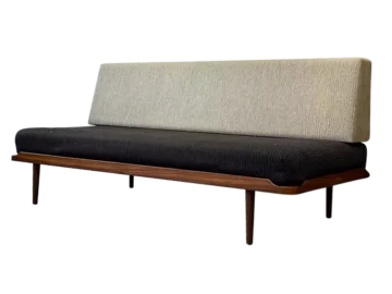 Sofa wełniana vintage, daybed, Dania lata 60/70