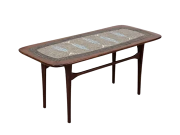 Colourful mosaic coffee table, designed by Edvard Johansson for EJM, Sweden, 1960s