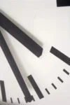 Large double-sided railway clock, factory-made, Pragotron, 1980s
