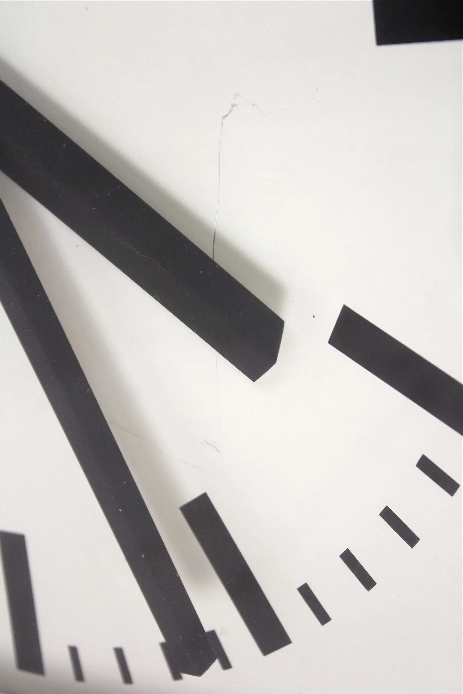 Large double-sided railway clock, factory-made, Pragotron, 1980s