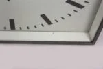 Large double-sided railway clock, factory-made, Pragotron, 1980s