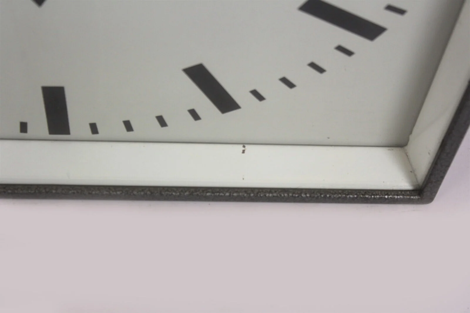 Large double-sided railway clock, factory-made, Pragotron, 1980s