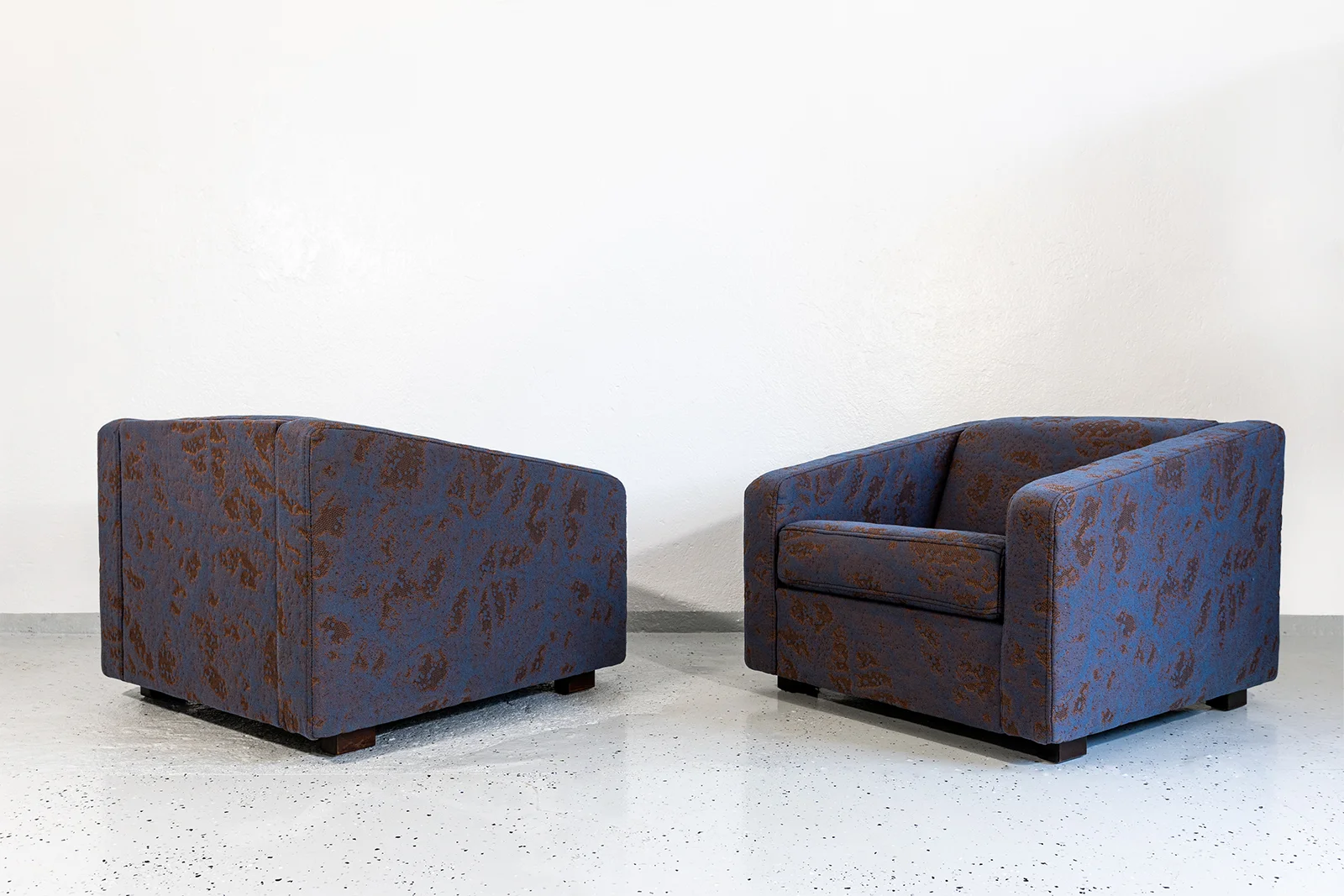 Geometric PRL Armchairs, Zamojskie Fabryki Mebli, Poland, 1970s