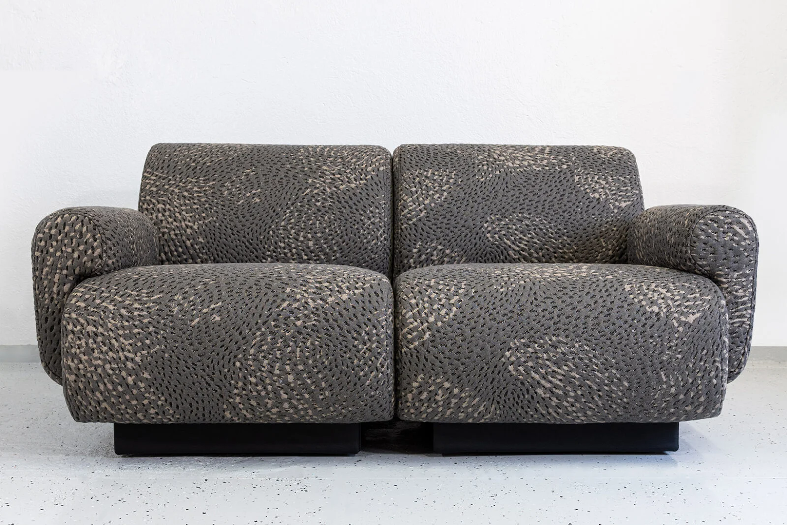 Pair of vintage modular armchairs / sofa, designed by Eberhard Geißler, Oelsa, Germany, 1970s