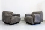 Pair of vintage modular armchairs / sofa, designed by Eberhard Geißler, Oelsa, Germany, 1970s