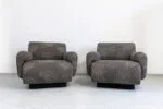 Pair of vintage modular armchairs / sofa, designed by Eberhard Geißler, Oelsa, Germany, 1970s