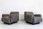Pair of vintage modular armchairs / sofa, designed by Eberhard Geißler, Oelsa, Germany, 1970s