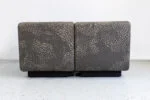Pair of vintage modular armchairs / sofa, designed by Eberhard Geißler, Oelsa, Germany, 1970s