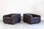 Geometric PRL Armchairs, Zamojskie Fabryki Mebli, Poland, 1970s