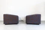 Geometric PRL Armchairs, Zamojskie Fabryki Mebli, Poland, 1970s
