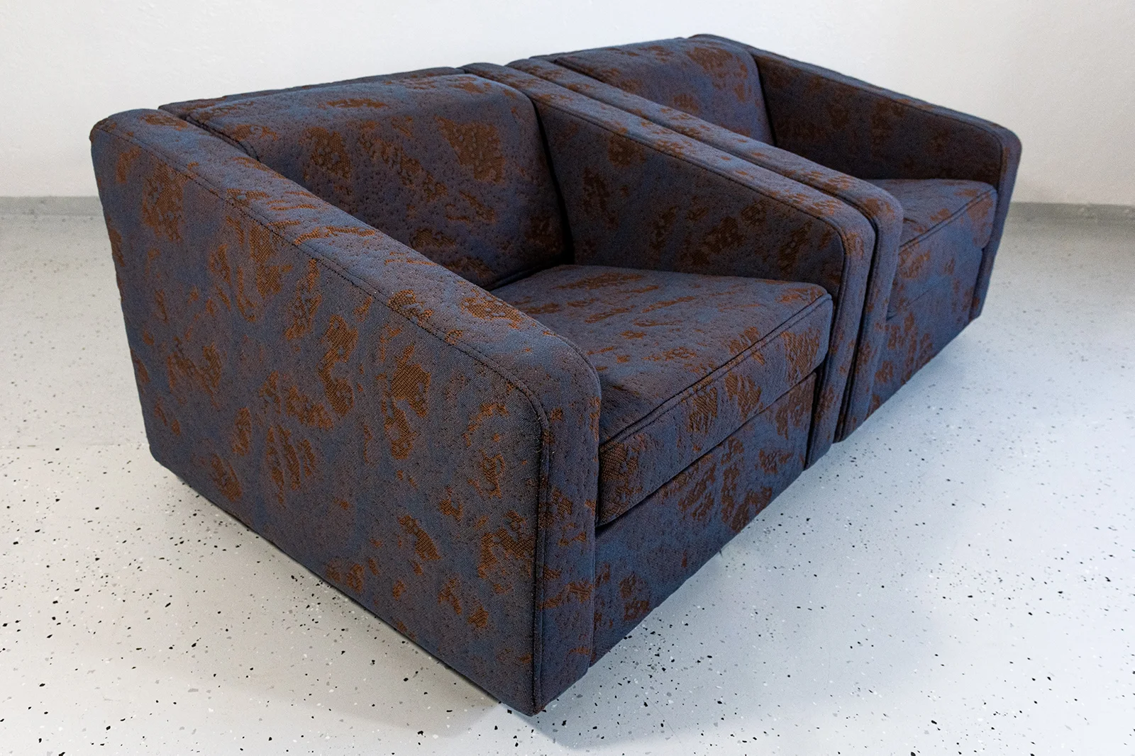 Geometric PRL Armchairs, Zamojskie Fabryki Mebli, Poland, 1970s