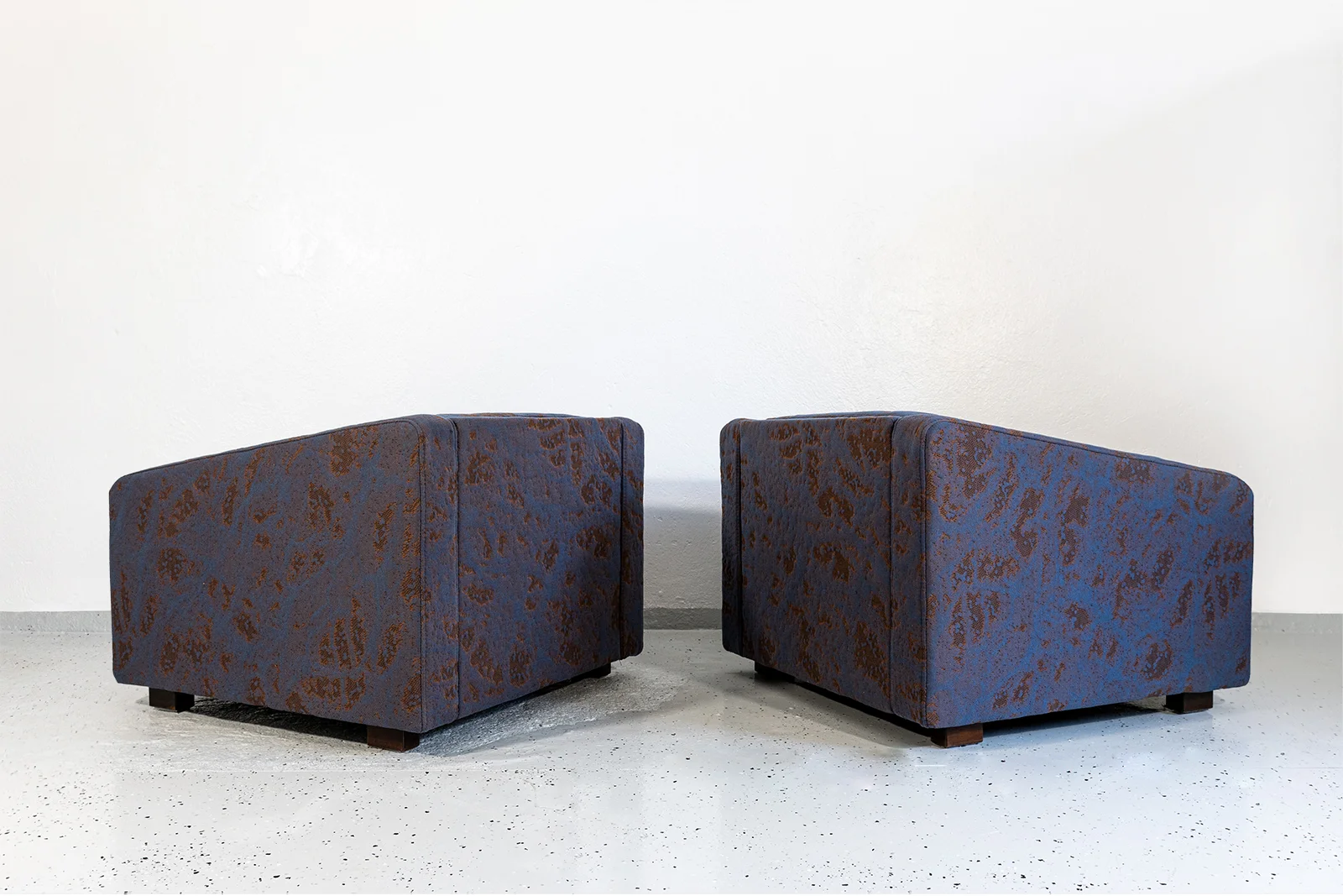 Geometric PRL Armchairs, Zamojskie Fabryki Mebli, Poland, 1970s