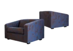 Geometric PRL Armchairs, Zamojskie Fabryki Mebli, Poland, 1970s