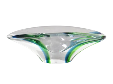Vintage glass bowl, designed by Göran Wärff, produced by Kosta Boda, Sweden, 1960s