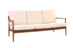 Vintage teak sofa, Knoll Antimott, Germany, 1960s