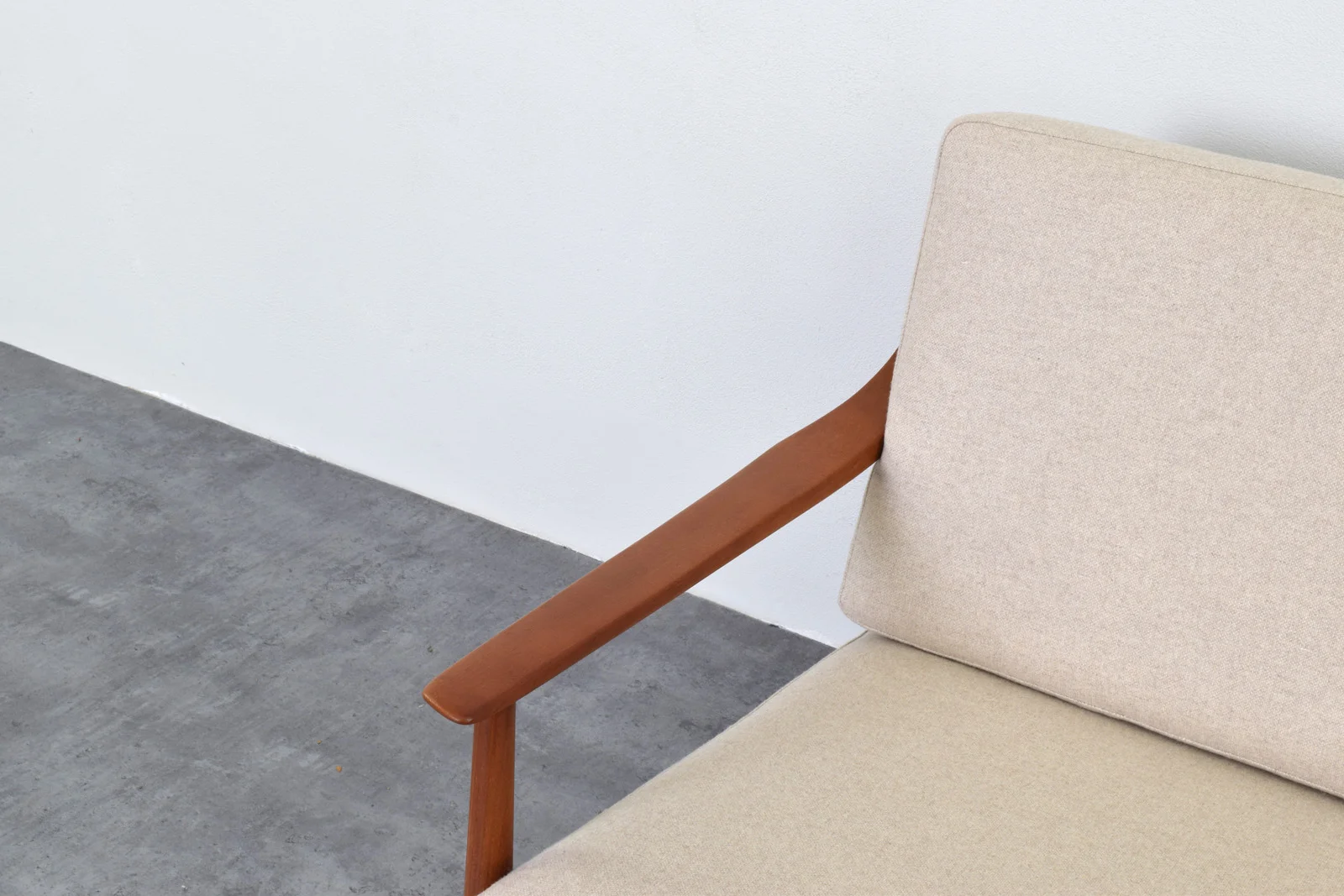 Vintage teak sofa, Knoll Antimott, Germany, 1960s