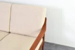 Vintage teak sofa, Knoll Antimott, Germany, 1960s