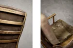 High-back modernist armchair, Farstrup Møbler, Denmark, 1970s