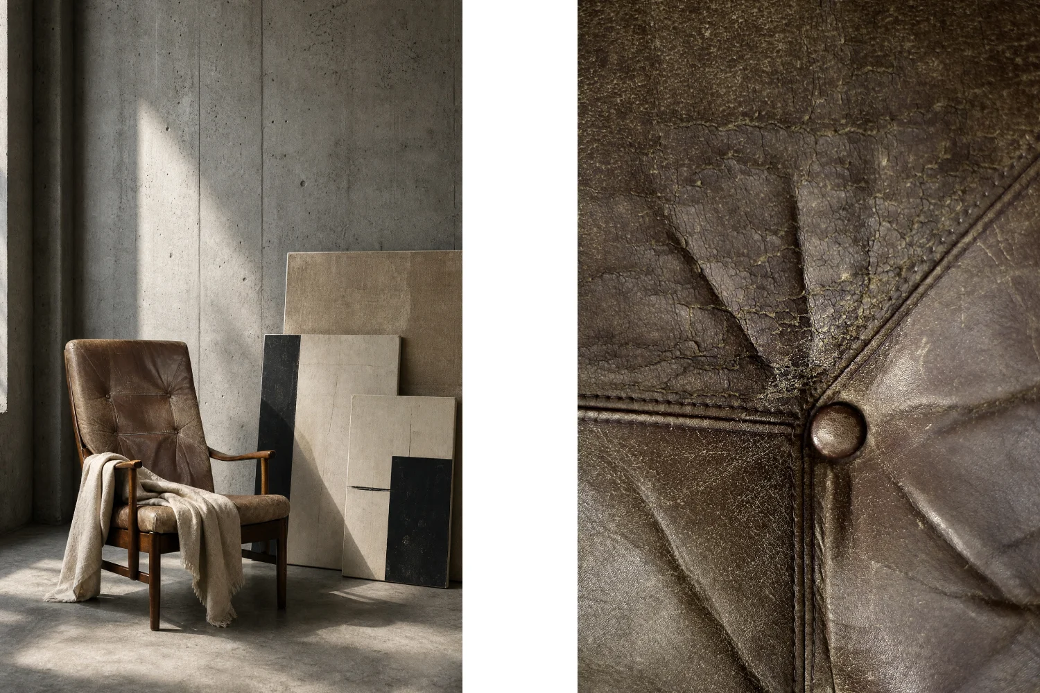 High-back modernist armchair, Farstrup Møbler, Denmark, 1970s