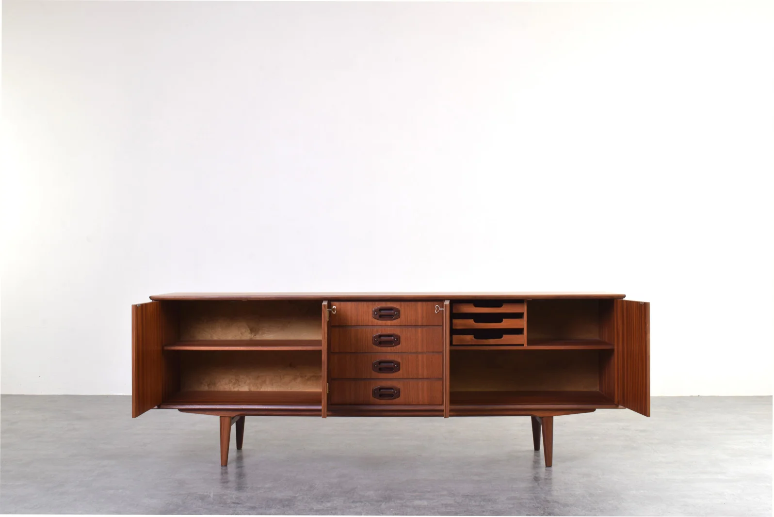 Scandinavian teak sideboard, Denmark, 1960s