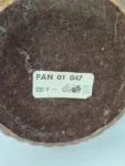 Ceramiczne lampy stołowe vintage, Fat Lava, Niemcy, lata 70