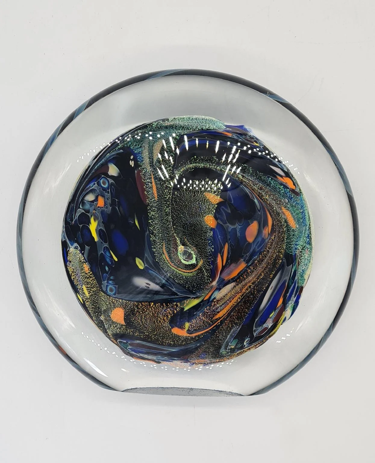 Glass sculpture by Rollin Karg, United States, 1990s
