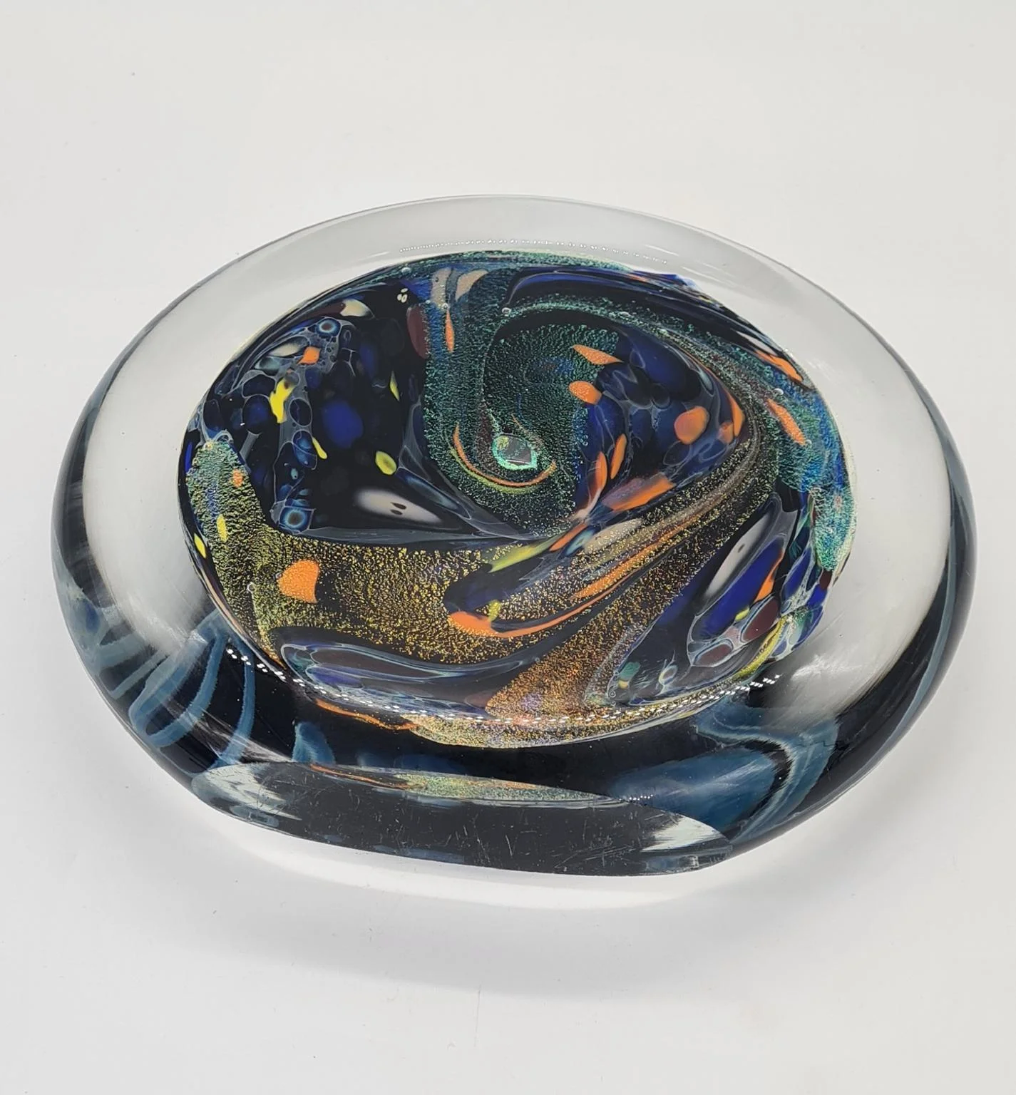 Glass sculpture by Rollin Karg, United States, 1990s