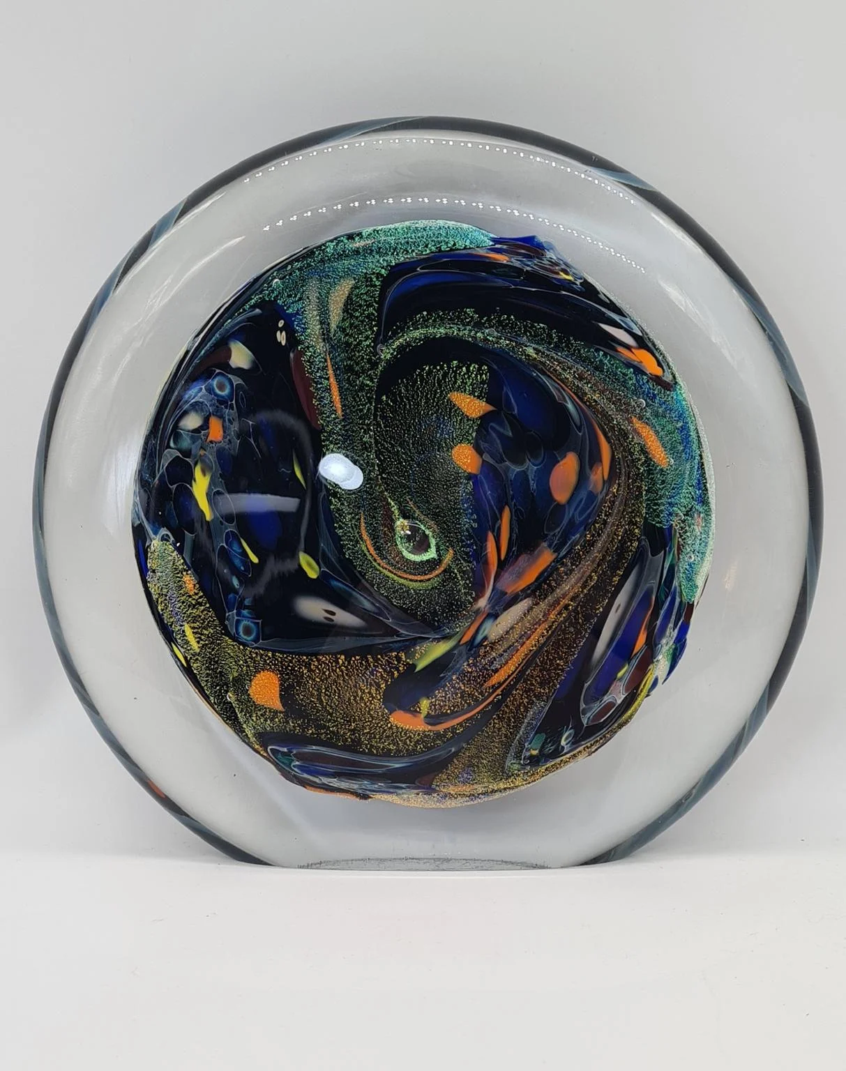 Glass sculpture by Rollin Karg, United States, 1990s