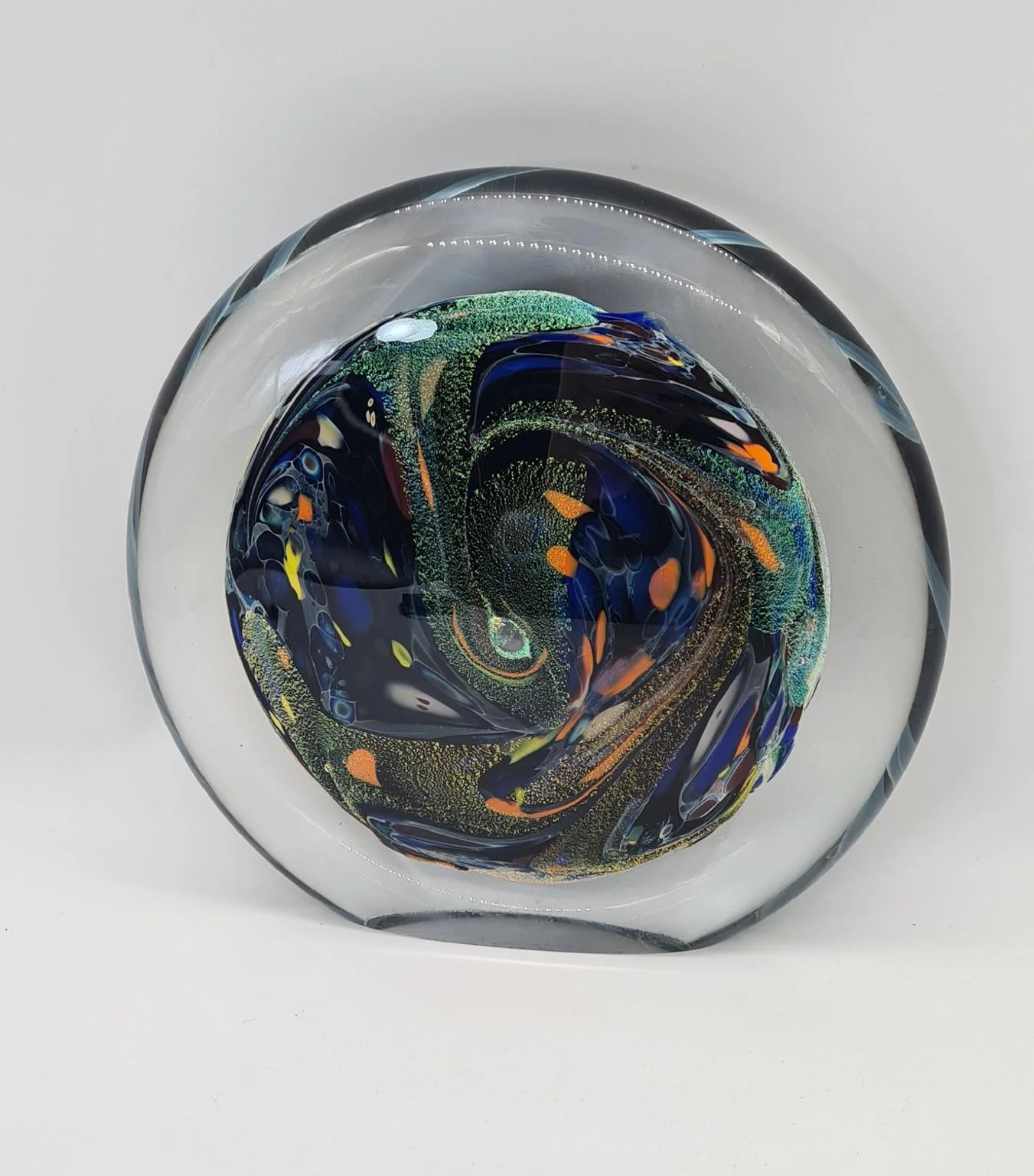 Glass sculpture by Rollin Karg, United States, 1990s