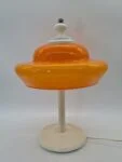 Space Age lamp with orange shade, 1970s