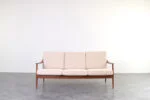 Vintage teak sofa, Knoll Antimott, Germany, 1960s