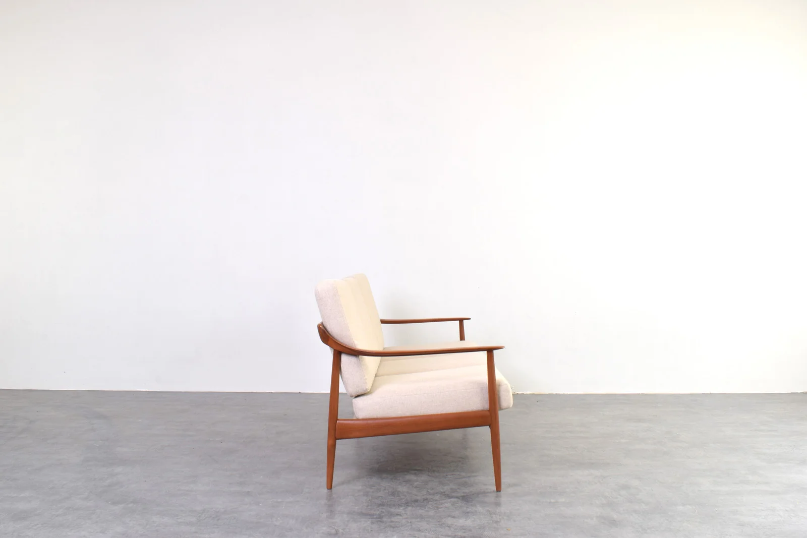 Vintage teak sofa, Knoll Antimott, Germany, 1960s