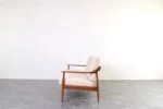 Vintage teak sofa, Knoll Antimott, Germany, 1960s